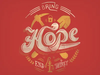 Hope - Final cause charity client clothing design graphic illustration lettering sevenly t shirt typography
