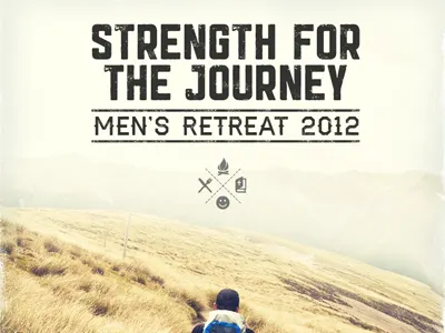Men's Retreat Flyer christian flyer haymaker rugged