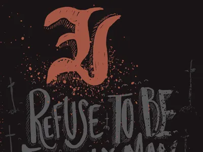 Every Time I Die etid every time i die horror illustration lettering lyric texture type typography