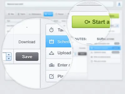 Tests (improved) app buttons dashaboard gmat grid tables ui ux webapp