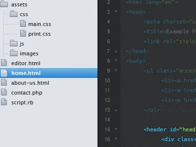 Awesome Code Editor application code dark editor mac os x