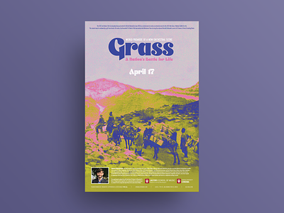 Grass: 2021 Jon Vickers Film Scoring Award design film poster graphic design poster poster art poster design