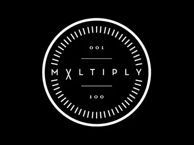 Multiply 2 branding identity logo