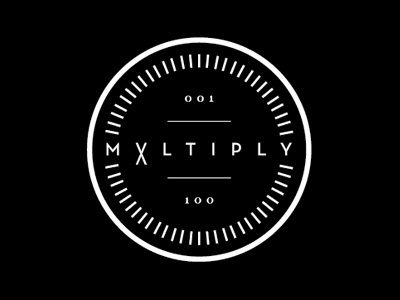 Multiply 2 branding identity logo
