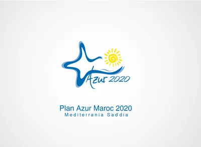 Plan Azur 2020 2020 azur création identité logo maroc plan