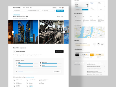 HotelGyms | Website Design dashboard design design ui ui ux design web app website design
