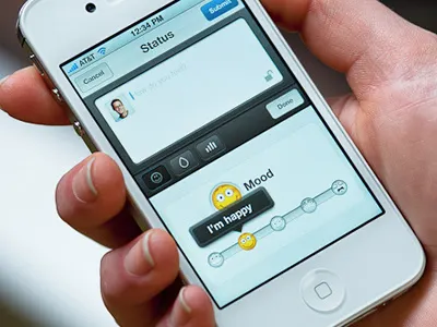 Emoticon Slider Revised emoticon ios iphone slider smiley toggle track ui