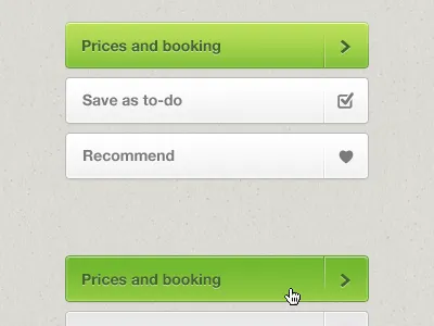 Action buttons button call to action green hover icons texture