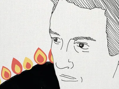 Cash illustration johnny cash music