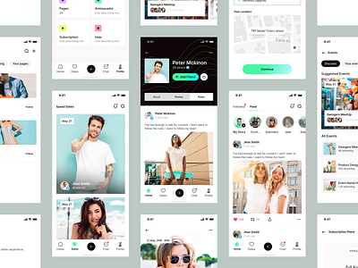 Dating Platform | Light Mode dashboard design dating design ios app mobile app social ui ui ux design web app website design