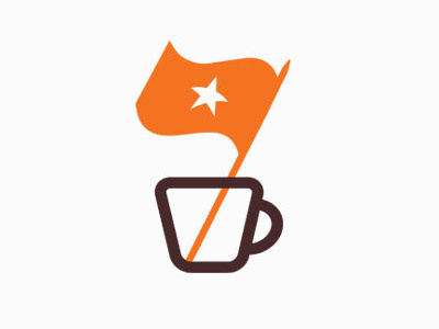 Espresso Republic badge bar beverage branding brown cafe californian classic coffee cup design dripp espresso espresso republic flag food hip identity illustration logo mug orange package packaging shop signage specialty star