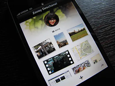 Secret iPhone UI Picture app avatar bar circle image iphone item movie photo picture round tab ui video