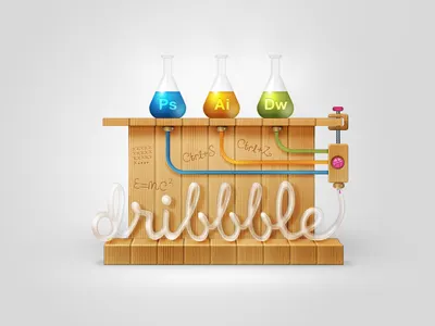 Make and Share your idea! adobe dribbble icon illustration photoshop wood