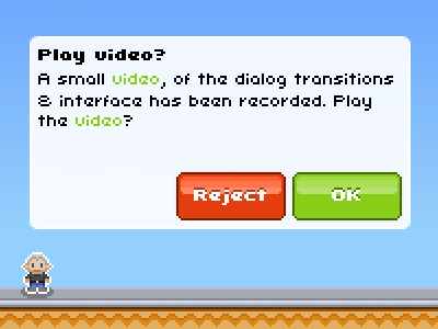 Acme Inc. – Video 16 bit acmeinc dialog interface ios menu pixel pixelart video