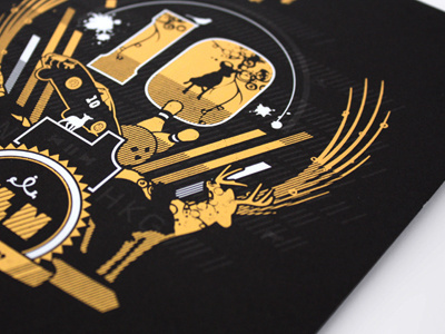 Ten (Editorial) 10 birthday black card celebration crest editorial foil gold logo my poor brain smith ten tim