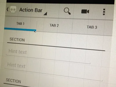 Android 4 Vector UI Kit android app mobile resource tool ui