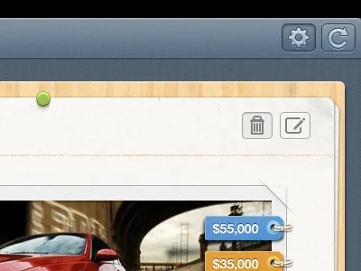 Getbelongings ipad app app board buttons ios ipad papers tags ui ux