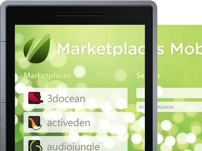 Marketplaces Mobile - Envato WP7 App envato marketplaces mobile windows phone 7 wp7