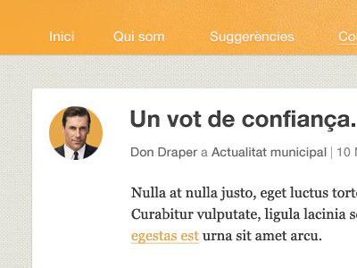 Blog Post Detail - Political Party Wordpress Theme article avatar blog circle clean minimal political post texture theme title wordpress