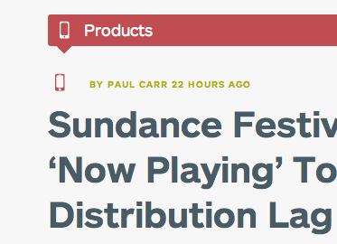 Pando Daily - Category:Product Page Design ars maquette blue clarendon green pandodaily