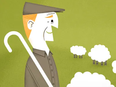 7. Watch illustration shepherd words