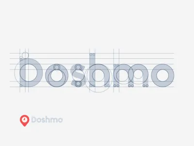 Logotype wireframe 1.6 branding color custom golden ratio grid icon identity logo minimalism sans serif typography