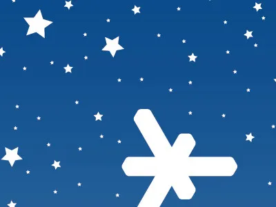 Media heaven heaven landscape night poster print design sky stars