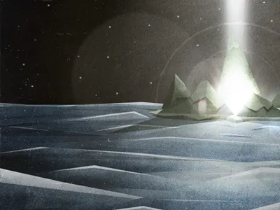 Island Abduction abduction aliens island light beam ocean photoshop shape texture water