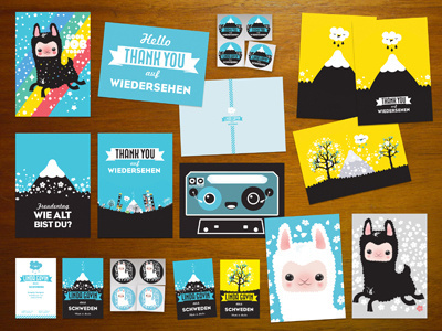 Cards ordered businesscard labels postcard stickers