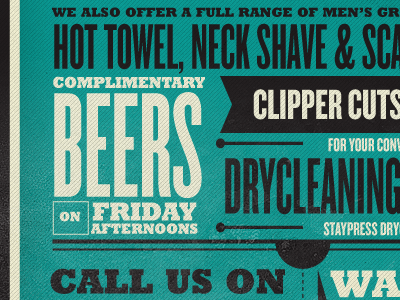 The Grooming Room grooming room typography