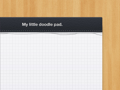 Notepad free freebie grid leather notepad wood