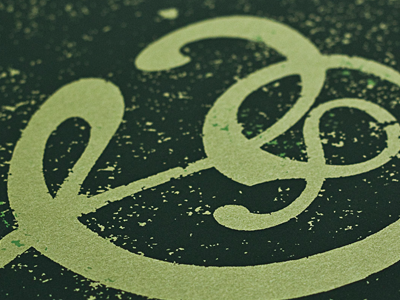 Ampersand ampersand. lettering card letter print typography