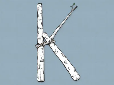 Birch K Paint Test design illustration lettering typography