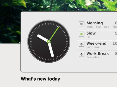 Magicalarm alarm am app application dring fun just magicalarm morning pm rain slow spotify stuff weather week end widget