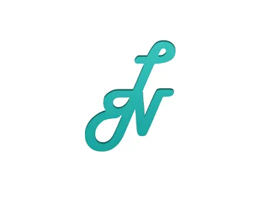 Lane Notes Monogram 2 logo design monogram typography