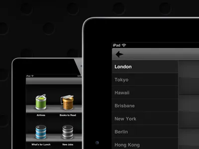 Idea Bucket Landing Page app bucket idea ipad landing page