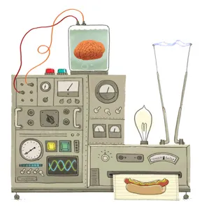 Illustration Machine animated gif illustration