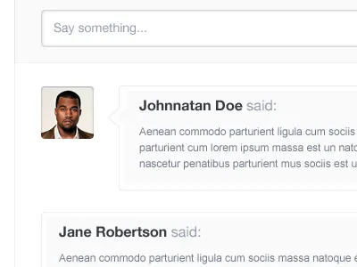 Comments cibando clean comments ui widget