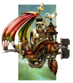 Clock Ship air clock ship zep