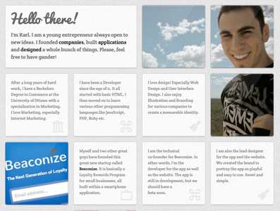New Portfolio grid portfolio texture type typography