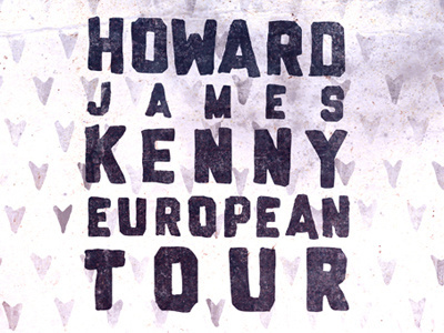 Tour poster V.3 illustration poster texture typography