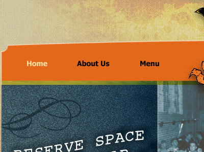 Bat Bar bar brown navy orange