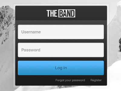 Log in arsek ipad ipad 2 iphone jelio dimitrov log in login the band ui web design website