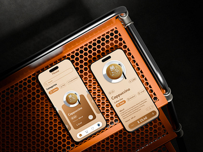 Coffee Shop App UI coffee coffee shop app ui coffee ui graphic design motion graphics ui