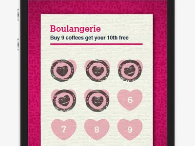 Loyalty card app GUI 2 gui iphone loyalty smartphone ui ux