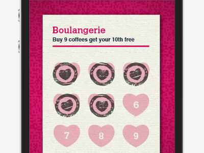 Loyalty card app GUI 2 gui iphone loyalty smartphone ui ux