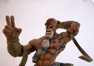 Monk epoxy garage kit plastic resin sculpture