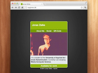 Online business card about business card code qr sayjones social vcard