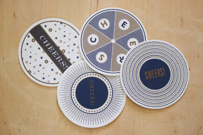 Cheers Coasters coaster print screen print