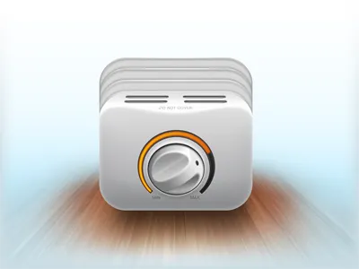 Heater cold heater icon illustration